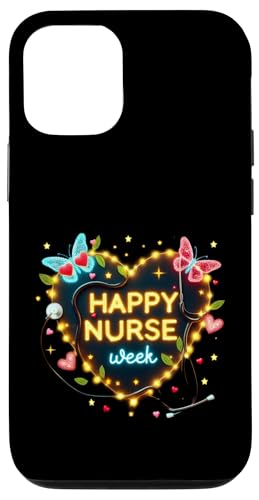 Happy National Nurses Week 2025 — Lustige Party zur Woche der Krankenschwestern Hülle für iPhone 12/12 Pro von Nurses week Groovy gifts 2025 Tee