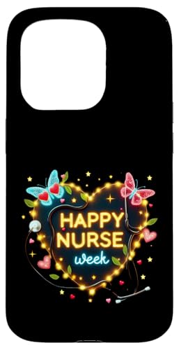 Happy National Nurses Week 2025 — Lustige Party zur Woche der Krankenschwestern Hülle für iPhone 15 Pro von Nurses week Groovy gifts 2025 Tee