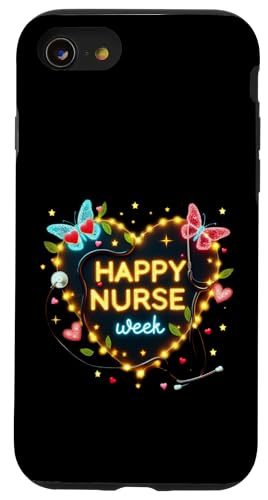 Happy National Nurses Week 2025 — Lustige Party zur Woche der Krankenschwestern Hülle für iPhone SE (2020) / 7 / 8 von Nurses week Groovy gifts 2025 Tee