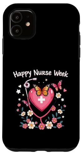 Happy National Nurses Week 2025 — Süße Party zur Woche der Krankenschwestern Hülle für iPhone 11 Happy National Nurses Week 2025 — Süße Party zur Woche der Krankenschwestern Hülle für iPhone 11 von Nurses week Groovy gifts 2025 Tee