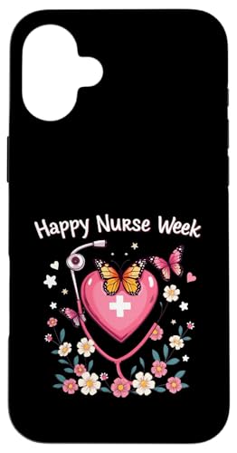 Happy National Nurses Week 2025 — Süße Party zur Woche der Krankenschwestern Hülle für iPhone 16 Plus Happy National Nurses Week 2025 — Süße Party zur Woche der Krankenschwestern Hülle für iPhone 16 Plus von Nurses week Groovy gifts 2025 Tee