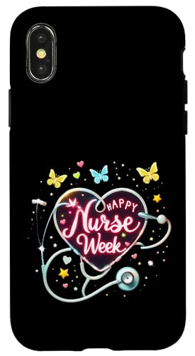 Happy National Nurses Week Lustiges Partyzubehör Nurse Week Hülle für iPhone X/XS Happy National Nurses Week Lustiges Partyzubehör Nurse Week Hülle für iPhone X/XS von Nurses week Groovy gifts 2025 Tee