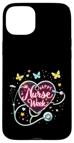 Nationale Woche der Krankenschwestern 2025 — Fröhliche Woche der Wertschätzung der Krankenschwestern Hülle für iPhone 15 Plus von Nurses week Groovy gifts 2025 Tee