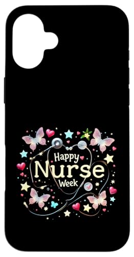 Nationale Woche der Krankenschwestern 2025 - Woche der Wertschätzung von Krankenschwestern Hülle für iPhone 16 Plus von Nurses week Groovy gifts 2025 Tee