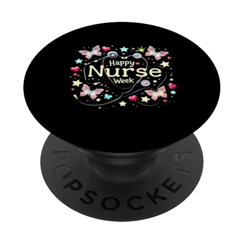 Nationale Woche der Krankenschwestern 2025 - Woche der Wertschätzung von Krankenschwestern PopSockets Klebender PopGrip Nationale Woche der Krankenschwestern 2025 - Woche der Wertschätzung von Krankenschwestern PopSockets Klebender PopGrip von Nurses week Groovy gifts 2025 Tee