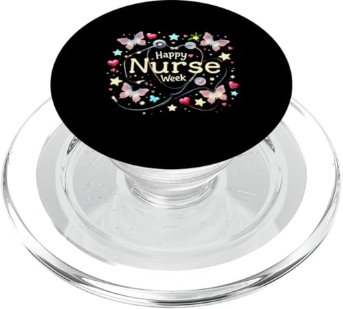 Nationale Woche der Krankenschwestern 2025 - Woche der Wertschätzung von Krankenschwestern PopSockets PopGrip für MagSafe Nationale Woche der Krankenschwestern 2025 - Woche der Wertschätzung von Krankenschwestern PopSockets PopGrip für MagSafe von Nurses week Groovy gifts 2025 Tee