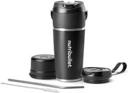 NutriBullet Flip NBP016B Tragbarer Smoothie Maker schwarz (NBP016B) von NutriBullet