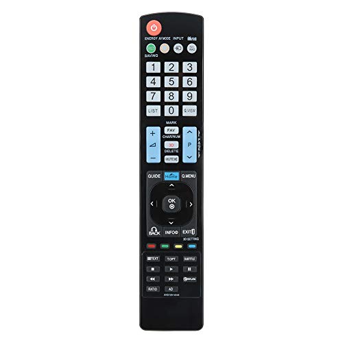 AKB72914048 TV Fernbedienung Ersatzfernbedienung Hochwertige ABS Materialien 10 Meter Reichweite Komfortables Design Schwarz 2 AAA Batterien AKB72914048 TV Fernbedienung Ersatzfernbedienung Hochwertige ABS Materialien 10 Meter Reichweite Komfortables Design Schwarz 2 AAA Batterien von NutriEss