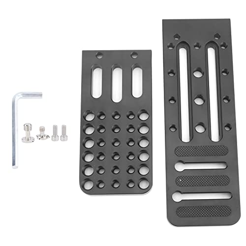 L130C DSLR Kamera L Bracket Platte Professionelle Video L Platte Stabilisator Universelle Halterung mit Schraublöchern für Fotografie und Videografie aus Aluminiumlegierung L130C DSLR Kamera L Bracket Platte Professionelle Video L Platte Stabilisator Universelle Halterung mit Schraublöchern für Fotografie und Videografie aus Aluminiumlegierung von NutriEss