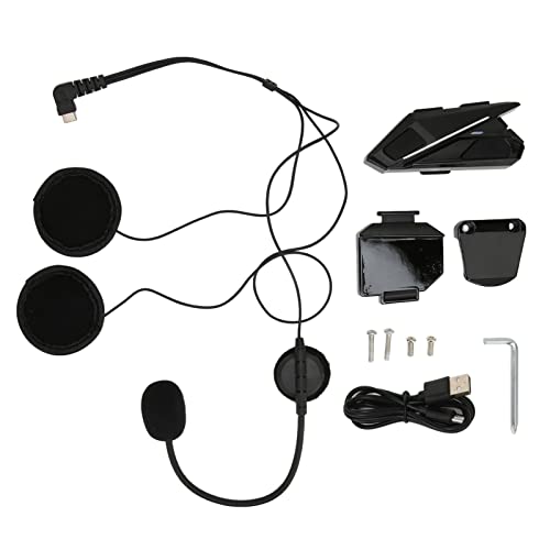 NutriEss Motorradhelm Ohrhörer Hochwertiges ABS -Material BT 5.0 Technologie Hände nennen Rauschreduktion Batterie mit großer Kapazität für Motorradfahrer NutriEss Motorradhelm Ohrhörer Hochwertiges ABS -Material BT 5.0 Technologie Hände nennen Rauschreduktion Batterie mit großer Kapazität für Motorradfahrer von NutriEss