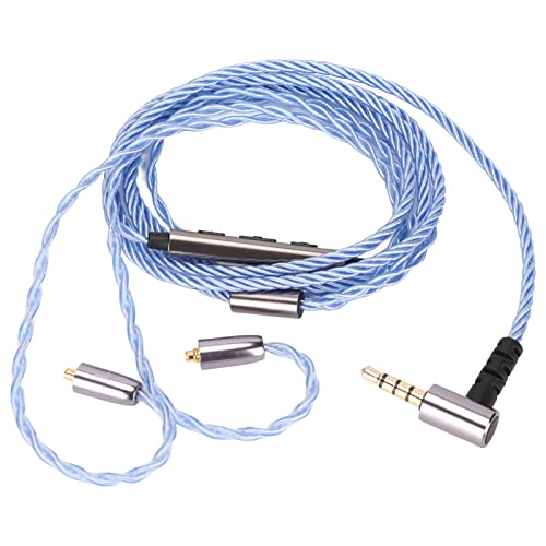 NutriEss Verbesserte Ersatz Kopfhörer Kabel Silber plattiert Kupfer Kopfhörer Kabel High -End -Kabel mit Mikrofon- und Drahtsteuerungsfunktion für SE846 SE535 TK200 T100 UE90 Black 120 cm NutriEss Verbesserte Ersatz Kopfhörer Kabel Silber plattiert Kupfer Kopfhörer Kabel High -End -Kabel mit Mikrofon- und Drahtsteuerungsfunktion für SE846 SE535 TK200 T100 UE90 Black 120 cm von NutriEss