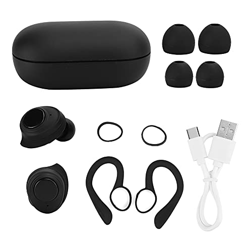 NutriEss X9 Pro -Rauschen Reduktion DREI echte Stromversuche Wireless Ohrhörer Sporttest TWS Bluetooth -Ohrhörer mit Reinigungsfunktion für Fitnessstudio und Outdoor -Aktivitäten in (Schwarz) von NutriEss
