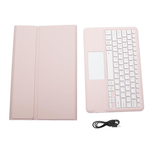 Nutrieess Keyboard Case Tab P12 12,7 -Zoll -Touchpad TPU Ständerabdeckung Magnetisch Abnehmbarer Tastatur -Stifthalter TB370FU TB371FC P u PLE für Tablette (Rosa) von NutriEss
