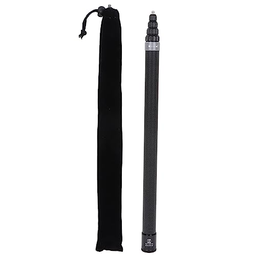 Nutrieess Motion Camera Selfie Stick Ausleitbares Teleskop für x3 EIN RS Go 2 One x2 EIN R EIN x Silber Verstellbar Länge Leicht für die Reise (Silber) von NutriEss