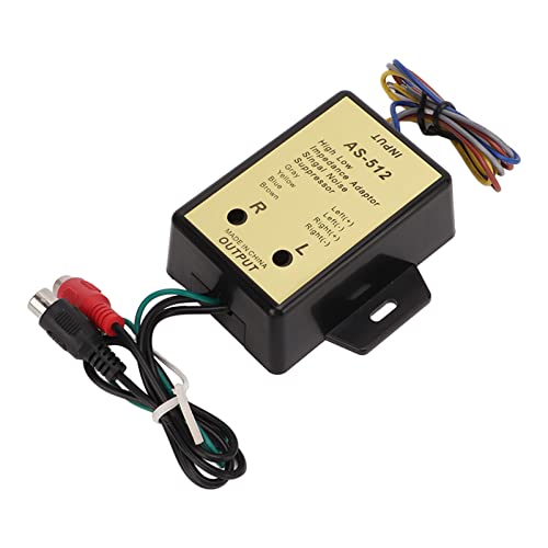 Nutriess 2 Kanallinie hohe Impedanzadapter -Audio -Lautsprecher -Ausgangsumwandler auf Niedrigimpedanz -Adapter von NutriEss