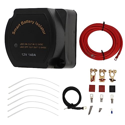 Nutriess Dual Battery Isolator Kit 12V 140AMP Smart Sensitive Relay System ATV UTV 4WD RZR RV Effiziente Leistungsmanagementlösung Nutriess Dual Battery Isolator Kit 12V 140AMP Smart Sensitive Relay System ATV UTV 4WD RZR RV Effiziente Leistungsmanagementlösung von NutriEss