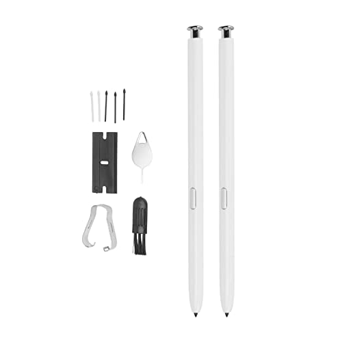 Nutriess Stylus Pen High Sensitivity 5G Stylus Touch Pen Replacement for SAMS UNG Galaxy Note 20 Note 20 Ultra Black Light Weight for Precise Drawing and Writing (White) von NutriEss