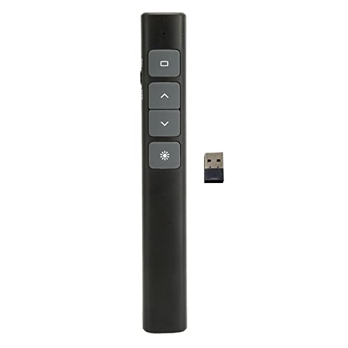 PRÄSENTATIONSFERNBEDIENUNG 2.4G HF CHIP ABS SILIKON Tasten TRAGBAR Plug and Play DRAHTLOSER PRÄSENTATIONSFERNBEDIENER FÜR BÜRO PRÄSENTATIONEN von NutriEss