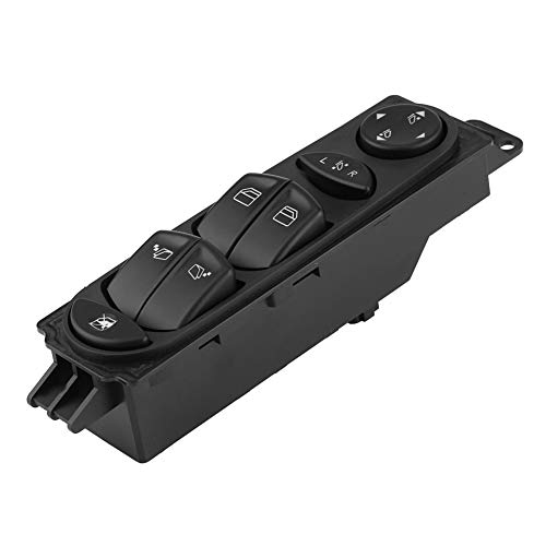 Power Master Window Control Regulator Switch Premium -Qualität Robuster Kunststoffgehäuse direkter Ersatz für Viano Vito W639 Schwarzes ABS -Kunststoff 18,5x4.4x3,6 cm von NutriEss