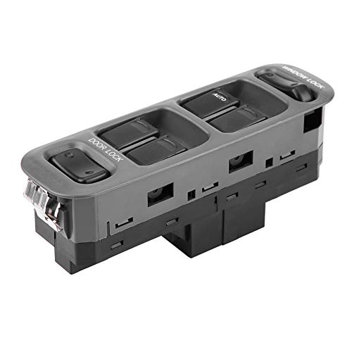 Stromfensterschalter vorne linke Treiber Premium -Qualität Elektrischer Fensterregelschalter für Grand Vitara XL7 1999 2006 Robustes ABS Gehäuse Schwarz grau Einfacher Installation von NutriEss
