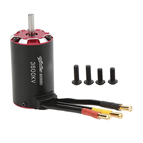V2 3660 3600 kV bürstenloser Motor Supersonic 4 Polmotor mit Temperatursensor für 1/8 1/10 RC Fahrzeug hohe Leistung Langlebiger Aluminiumlegierkupfer Schwarz 36 mm 60 mm 281 g V2 3660 3600 kV bürstenloser Motor Supersonic 4 Polmotor mit Temperatursensor für 1/8 1/10 RC Fahrzeug hohe Leistung Langlebiger Aluminiumlegierkupfer Schwarz 36 mm 60 mm 281 g von NutriEss