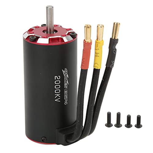 V2 3674 2000KV 4 Pole Überschall bürstenloser Motorhochmotomoment Stabiler Ausgang für 1/8 1/10 RC -Auto Schwarz Aluminiumlegierung Kupfer 74 mm V2 3674 2000KV 4 Pole Überschall bürstenloser Motorhochmotomoment Stabiler Ausgang für 1/8 1/10 RC -Auto Schwarz Aluminiumlegierung Kupfer 74 mm von NutriEss
