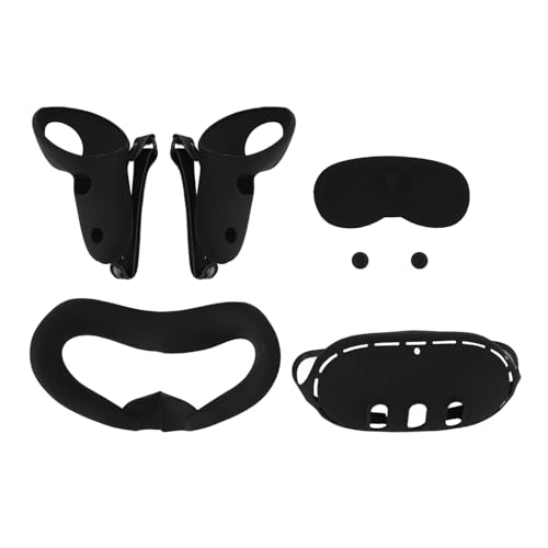 VR -Hüllenabdeckung Set Weiches Silikon Gesichtsabdeckungsobjektiv Grip Wirt Joystick Schutzschutz für Meta 3 Premium komfortable hautfreundliche Waschkit VR -Hüllenabdeckung Set Weiches Silikon Gesichtsabdeckungsobjektiv Grip Wirt Joystick Schutzschutz für Meta 3 Premium komfortable hautfreundliche Waschkit von NutriEss