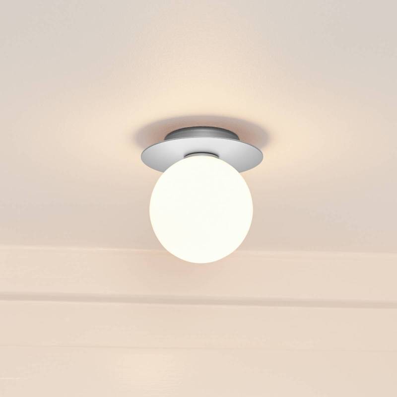 Nuura Liila 1 Medium Wandlampe, 1-flg. silber/weiß von Nuura Aps