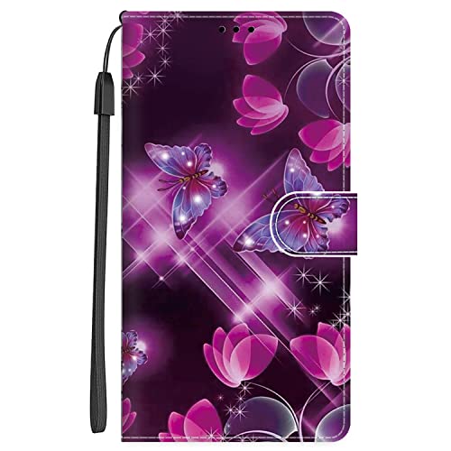 Nuxiady Handyhülle für Samsung Galaxy A14 5G Hülle mit Schön Motiv Muster Lederhülle Flip Wallet Case Cover Klappbar Handytasche Schutzhülle Stoßfeste Klapphülle für Samsung A14 5G, Lila Schmetterling Nuxiady Handyhülle für Samsung Galaxy A14 5G Hülle mit Schön Motiv Muster Lederhülle Flip Wallet Case Cover Klappbar Handytasche Schutzhülle Stoßfeste Klapphülle für Samsung A14 5G, Lila Schmetterling von Nuxiady