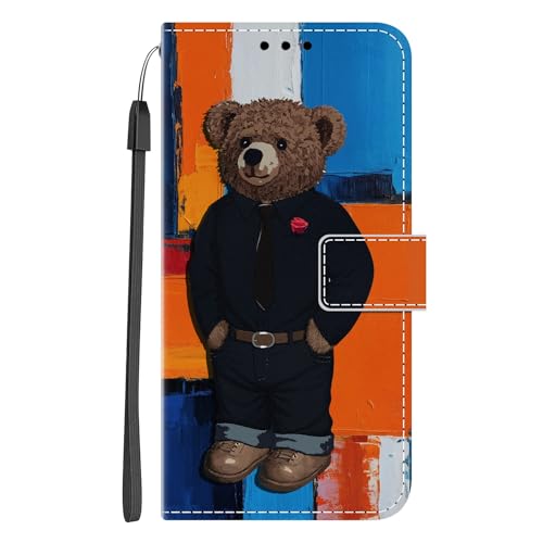 Nuxiady Handyhülle für Samsung Galaxy A16 4G / 5G Hülle mit Schön Motiv Muster PU Lederhülle Flip Wallet Case Cover Klappbar Handytasche Schutzhülle Stoßfeste Klapphülle, Bär Nuxiady Handyhülle für Samsung Galaxy A16 4G / 5G Hülle mit Schön Motiv Muster PU Lederhülle Flip Wallet Case Cover Klappbar Handytasche Schutzhülle Stoßfeste Klapphülle, Bär von Nuxiady