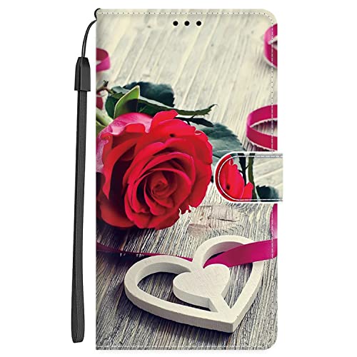 Nuxiady Handyhülle für Samsung Galaxy A34 5G Hülle mit Schön Motiv Muster PU Lederhülle Flip Wallet Cover Klappbar Handytasche Schutzhülle Stoßfeste Klapphülle für Samsung Galaxy A34 5G,Rose Heart Nuxiady Handyhülle für Samsung Galaxy A34 5G Hülle mit Schön Motiv Muster PU Lederhülle Flip Wallet Cover Klappbar Handytasche Schutzhülle Stoßfeste Klapphülle für Samsung Galaxy A34 5G,Rose Heart von Nuxiady