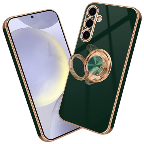 Nuxiady Handyhülle für Samsung Galaxy A35 5G Silikon Hülle mit Ring 360° Dünn Handytasche Frauen Mädchen Mann Schutzhülle Stoßfeste Cover für Galaxy A35, Dunkelgrün Nuxiady Handyhülle für Samsung Galaxy A35 5G Silikon Hülle mit Ring 360° Dünn Handytasche Frauen Mädchen Mann Schutzhülle Stoßfeste Cover für Galaxy A35, Dunkelgrün von Nuxiady