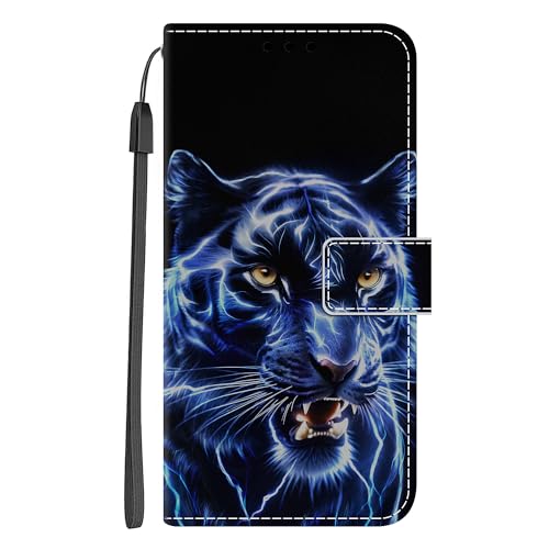 Nuxiady Handyhülle für Samsung Galaxy A35 5G Hülle mit Schön Motiv Muster PU Lederhülle Flip Case Cover Klappbar Handytasche Schutzhülle Stoßfeste Klapphülle für Galaxy A35, Blauer Tiger Nuxiady Handyhülle für Samsung Galaxy A35 5G Hülle mit Schön Motiv Muster PU Lederhülle Flip Case Cover Klappbar Handytasche Schutzhülle Stoßfeste Klapphülle für Galaxy A35, Blauer Tiger von Nuxiady