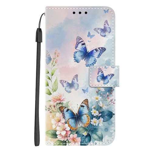 Nuxiady Handyhülle für Samsung Galaxy A55 5G Hülle mit Schön Motiv Muster PU Lederhülle Flip Case Cover Klappbar Handytasche Schutzhülle Stoßfeste Klapphülle für Galaxy A55, Schmetterling Rosa Blume Nuxiady Handyhülle für Samsung Galaxy A55 5G Hülle mit Schön Motiv Muster PU Lederhülle Flip Case Cover Klappbar Handytasche Schutzhülle Stoßfeste Klapphülle für Galaxy A55, Schmetterling Rosa Blume von Nuxiady
