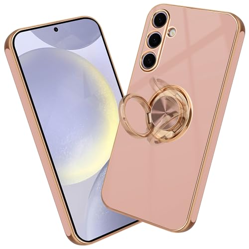 Nuxiady Handyhülle für Samsung Galaxy S24 Silikon Hülle mit Ring Case Dünn Handytasche Frauen Mädchen Mann Schutzhülle Stoßfeste Cover für Galaxy S24, Rosa Nuxiady Handyhülle für Samsung Galaxy S24 Silikon Hülle mit Ring Case Dünn Handytasche Frauen Mädchen Mann Schutzhülle Stoßfeste Cover für Galaxy S24, Rosa von Nuxiady