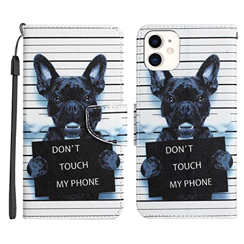 Nuxiady Handyhülle für iPhone 11 Hülle, Niedliches Muster Leder Klapphülle mit 360 Grad Klappbar Lederhülle Schutzhülle Etui Flip Case Stoßfest Silikon Motiv Cover Tasche, Schwarzer Welpe Nuxiady Handyhülle für iPhone 11 Hülle, Niedliches Muster Leder Klapphülle mit 360 Grad Klappbar Lederhülle Schutzhülle Etui Flip Case Stoßfest Silikon Motiv Cover Tasche, Schwarzer Welpe von Nuxiady