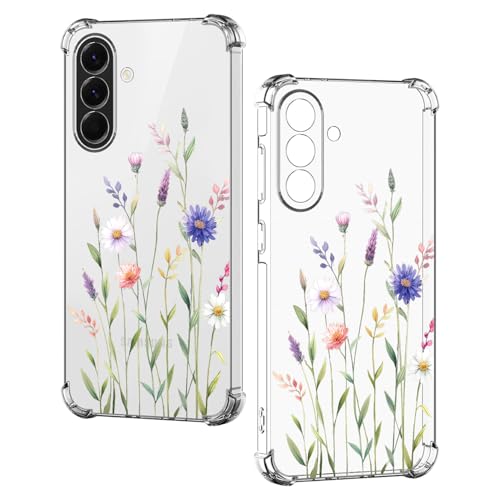 Nuxiady Hülle für Samsung Galaxy A56 Silikon Transparent Handyhülle Dünne Bumper schutzhülle Stoßfeste Kratzfestes Blume Case Weiche Cover Kompatibel mit Galaxy A56, Blatt Gänseblümchen Nuxiady Hülle für Samsung Galaxy A56 Silikon Transparent Handyhülle Dünne Bumper schutzhülle Stoßfeste Kratzfestes Blume Case Weiche Cover Kompatibel mit Galaxy A56, Blatt Gänseblümchen von Nuxiady