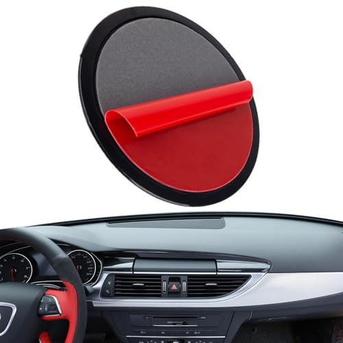 Nuyhadds Auto-Armaturenbrett-Klebepad | Saugnapf-Pad 80 mm Durchmesser,Selbstklebendes Klebepad mit abnehmbarem Ständer für die Handyhalterung im Armaturenbrett im Autoinnenraum Nuyhadds Auto-Armaturenbrett-Klebepad | Saugnapf-Pad 80 mm Durchmesser,Selbstklebendes Klebepad mit abnehmbarem Ständer für die Handyhalterung im Armaturenbrett im Autoinnenraum von Nuyhadds