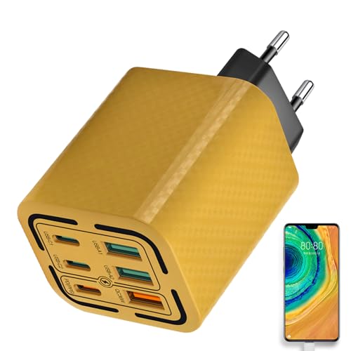 Nuyhadds Ladegerät Stecker Mit Schnellladefunktion, 6-Fach USB Ladecube Steckdosenadapter, Kompakter Ladewürfel Für Büro Zuhause Reisen Handyzubehör Nuyhadds Ladegerät Stecker Mit Schnellladefunktion, 6-Fach USB Ladecube Steckdosenadapter, Kompakter Ladewürfel Für Büro Zuhause Reisen Handyzubehör von Nuyhadds