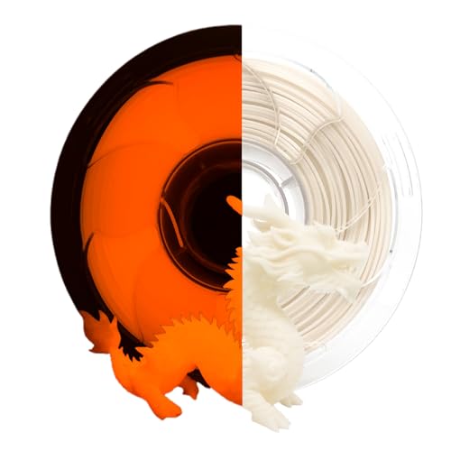 Glow Printer Filament, Glowing in The Dark Spool Gradient Filament Bundle, Standard Printing Ender Spools Accessories for Hobbyists, Professionals, 330m Glow Printer Filament, Glowing in The Dark Spool Gradient Filament Bundle, Standard Printing Ender Spools Accessories for Hobbyists, Professionals, 330m von Nuyhgtr