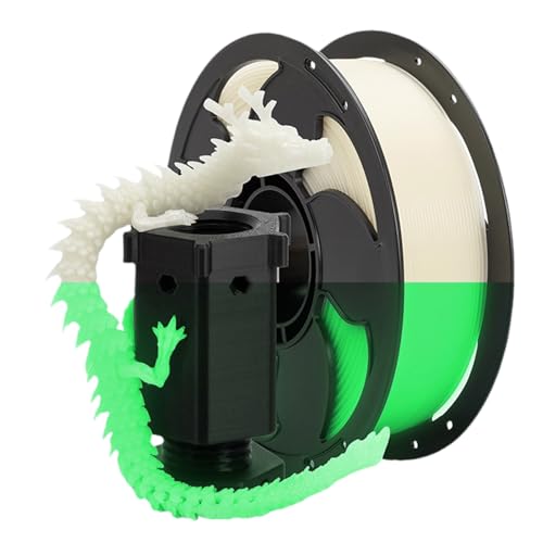Glow Printer Filament, Glowing in The Dark Spool Gradient Filament Bundle, Standard Printing Ender Spools Accessories for Hobbyists, Professionals, 330m Glow Printer Filament, Glowing in The Dark Spool Gradient Filament Bundle, Standard Printing Ender Spools Accessories for Hobbyists, Professionals, 330m von Nuyhgtr