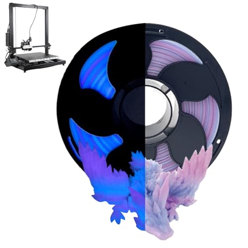 Glow Printer Filament, Glowing in The Dark Spool Gradient Filament Bundle, Standard Printing Ender Spools Accessories for Hobbyists, Professionals, 330m von Nuyhgtr