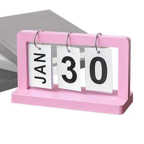 Home Decor Calendar, Flip-Desk Calendar, Desk Calendar with Stand, Large Daily Calendar, Reusable Stand Up Wedding Date Display with Easy to to Pages for Desk and Use Home Decor Calendar, Flip-Desk Calendar, Desk Calendar with Stand, Large Daily Calendar, Reusable Stand Up Wedding Date Display with Easy to to Pages for Desk and Use von Nuyhgtr