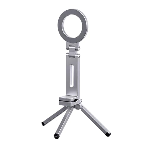 Magnetic Tripod, Portable Aluminium Mini Tripods, Folding Rotating Holder Clip, Compact Adjustable Stand for Smartphone, Home, Workout, Recording and Streaming 9.84x2.36 Inch Magnetic Tripod, Portable Aluminium Mini Tripods, Folding Rotating Holder Clip, Compact Adjustable Stand for Smartphone, Home, Workout, Recording and Streaming 9.84x2.36 Inch von Nuyhgtr
