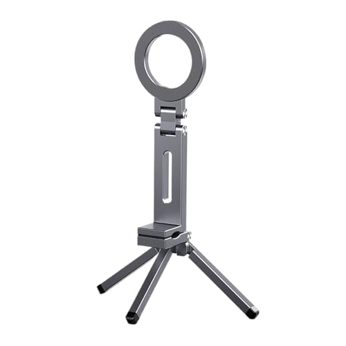 Magnetic Tripod, Portable Aluminium Mini Tripods, Folding Rotating Holder Clip, Compact Adjustable Stand for Smartphone, Home, Workout, Recording and Streaming 9.84x2.36 Inch Magnetic Tripod, Portable Aluminium Mini Tripods, Folding Rotating Holder Clip, Compact Adjustable Stand for Smartphone, Home, Workout, Recording and Streaming 9.84x2.36 Inch von Nuyhgtr