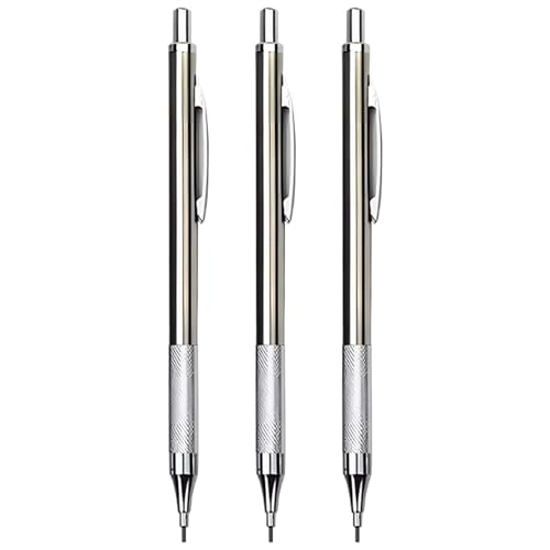 Nuyhgtr Automatischer Bleistift, Automatische Metallstifte, Edelstahlstift, Präzision und glattes Schreiben, ideal für Lehrer, Studenten, Notizen, Holzbearbeitung, Ingenieurwesen, Zuhause Nuyhgtr Automatischer Bleistift, Automatische Metallstifte, Edelstahlstift, Präzision und glattes Schreiben, ideal für Lehrer, Studenten, Notizen, Holzbearbeitung, Ingenieurwesen, Zuhause von Nuyhgtr