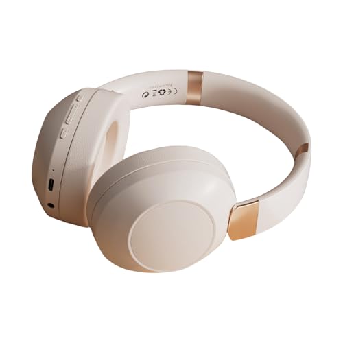 Nuyhgtr Kabellose Over-Ear-Kopfhörer, Stereo-Headset, Geräuschunterdrückung, faltbarer Kopf für Zuhause, Handy, PC, kabellose Klangqualität, komfortables Design, leicht, 230 g Nuyhgtr Kabellose Over-Ear-Kopfhörer, Stereo-Headset, Geräuschunterdrückung, faltbarer Kopf für Zuhause, Handy, PC, kabellose Klangqualität, komfortables Design, leicht, 230 g von Nuyhgtr