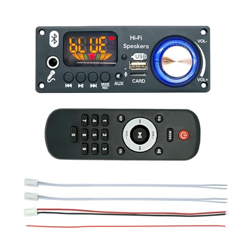 Audio Amplifier, Circuit Board, 5.1x1.92 inches, Decoding Chip, Wireless Recording Call Function, Radio Digital Tube Display, MP3 Player, DC6V-24V Power Supply, for Car Broadcast Audio Amplifier, Circuit Board, 5.1x1.92 inches, Decoding Chip, Wireless Recording Call Function, Radio Digital Tube Display, MP3 Player, DC6V-24V Power Supply, for Car Broadcast von Nuytghr