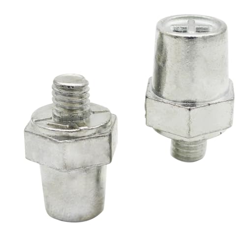 Battery Side Terminal Charging Posts, Positive Negative Siding Post Adapter, Lead Alloy Charging Connector for Automotive, Car Battery Extension, Pack of 2 von Nuytghr