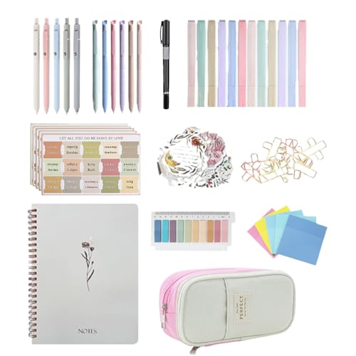 Bible Study Accessories, Bible Book Tabs, Writable Sticky Notes, Highlighters and Pens, 9.84x14.57x1.97 inches Decals for School, Home, Church, Family, Travel Journaling Bible Study Accessories, Bible Book Tabs, Writable Sticky Notes, Highlighters and Pens, 9.84x14.57x1.97 inches Decals for School, Home, Church, Family, Travel Journaling von Nuytghr